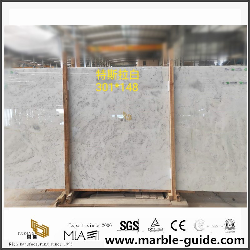 Tesla White Marble Slabs for sale 