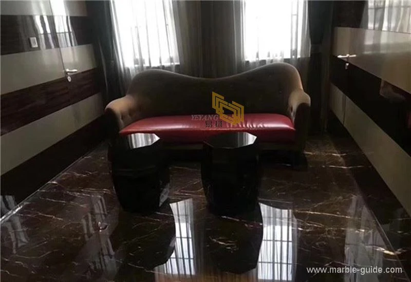 Golden Jade Marble Floor 01