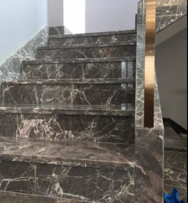 Brown marble staircase 3 Brown marble staircase 3