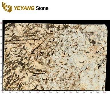 Golden Snow Mountain Luxury Stone 18mm plater