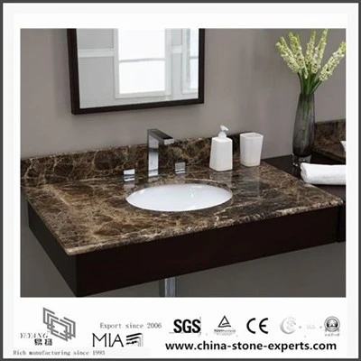Dark Emperador Marble Stone Produkter For Bad Vanity Top From Chino Company