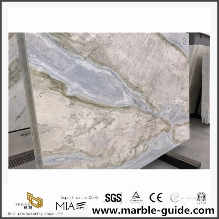Changbai Jade Marble Blue Marble China New Materials For Wall Tiles
