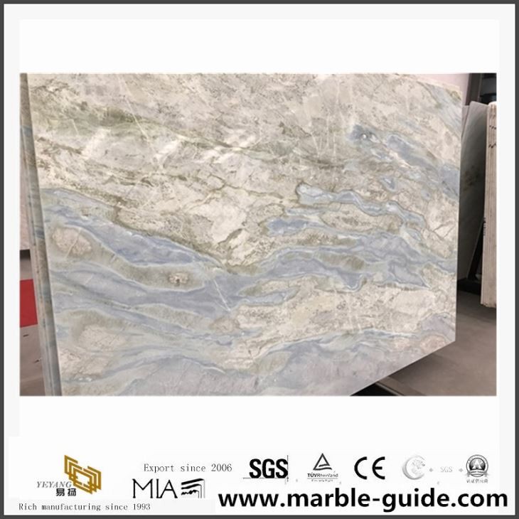 Changbai Jade Marble Blue Marble China New Materials For Wall Tiles