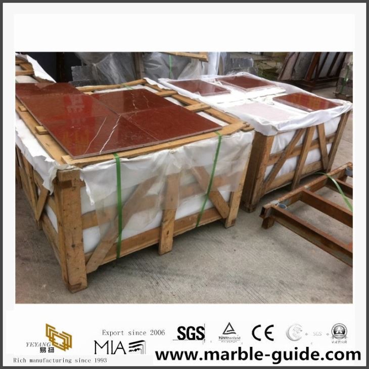 HOT Sale China Coral Red Marble Slabs For Floor Tile Natural Building Materials