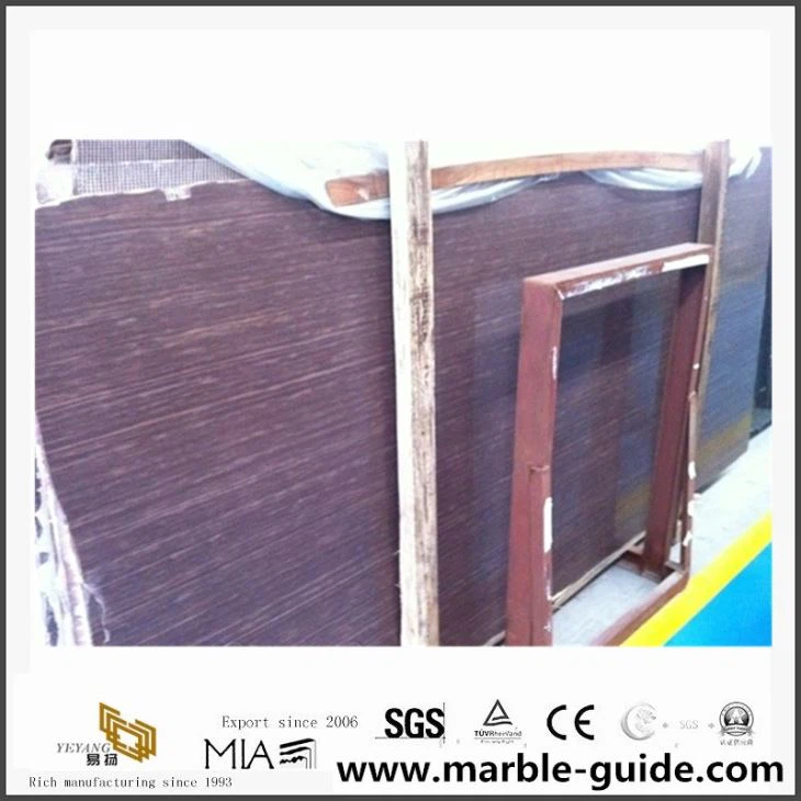 Purple Stone Products Purple Wooden Marble Slabs For Floor Tiles