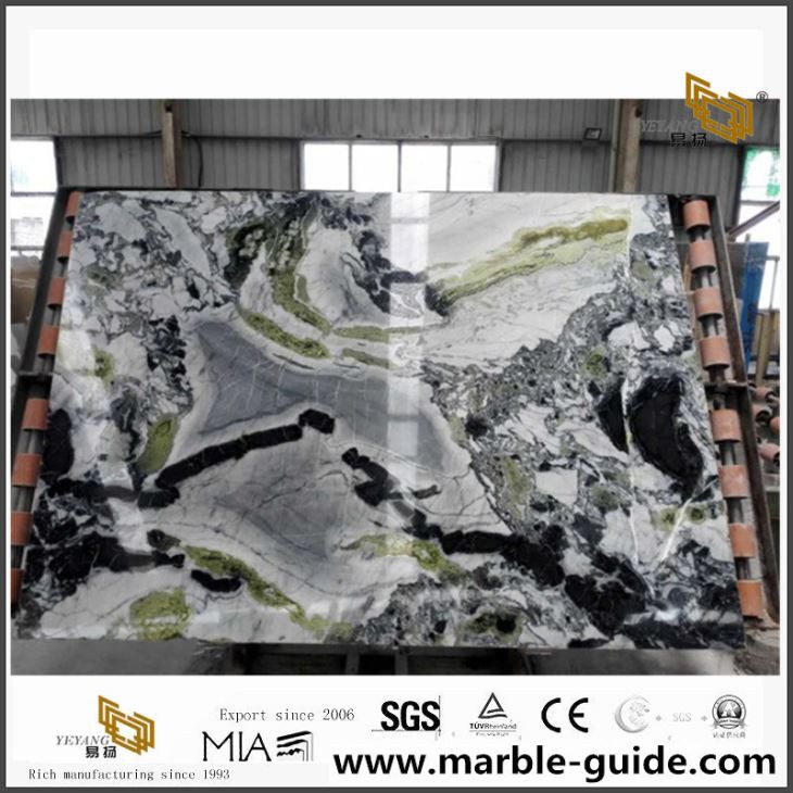 Luxury Ice Jade Marble Slab For Interior Decoration