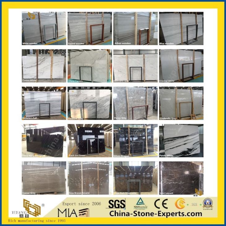 New Tesla White Marble Slabs For Sale