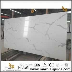 Calacatta Glass Quartz Slab