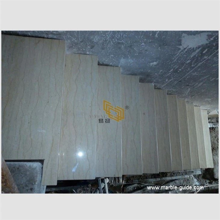 Asian Beige Marble Staircases Design