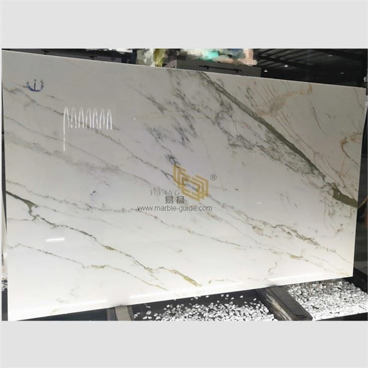 Carrara Golden Marble Slabs For Projects