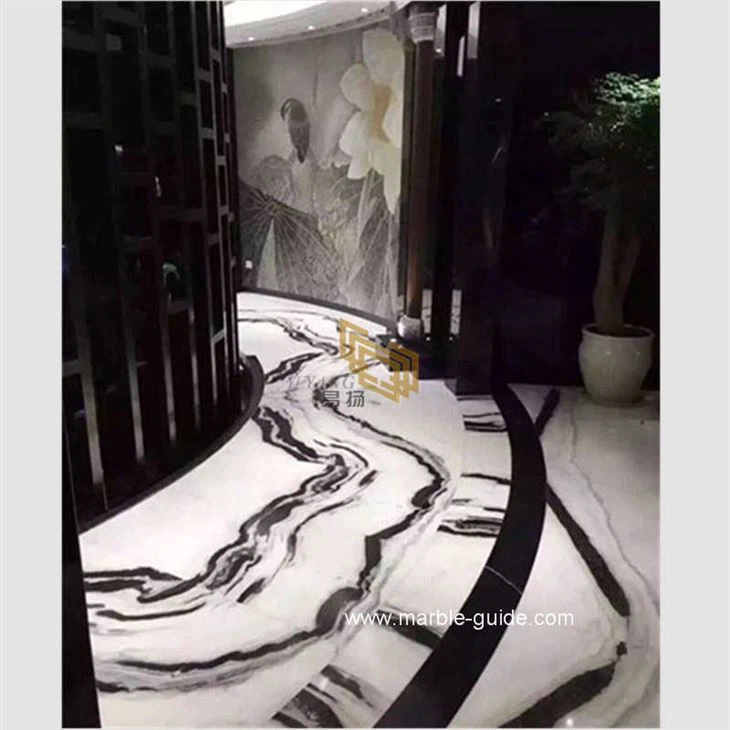 Panda White Marble For Kitchen And Bathroom
