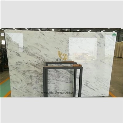Orientalsk hvit marmor trapper design