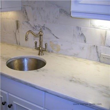 Ariston White Marble for Kitchen Counterop