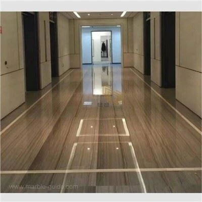 Athen Wood Marble Tile for Hotel Project